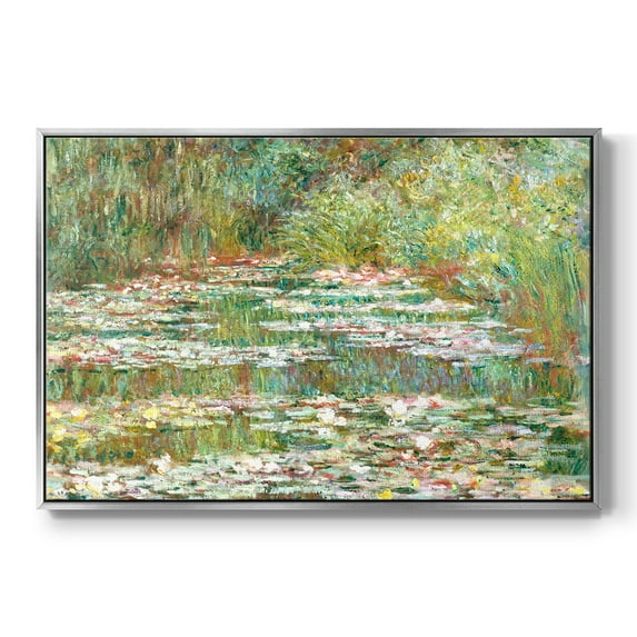 Vintage Landscape-CCXLI By Wexford Home Framed in Silver Wood Gallery Wrapped Canvas 25 in. x 37 in.