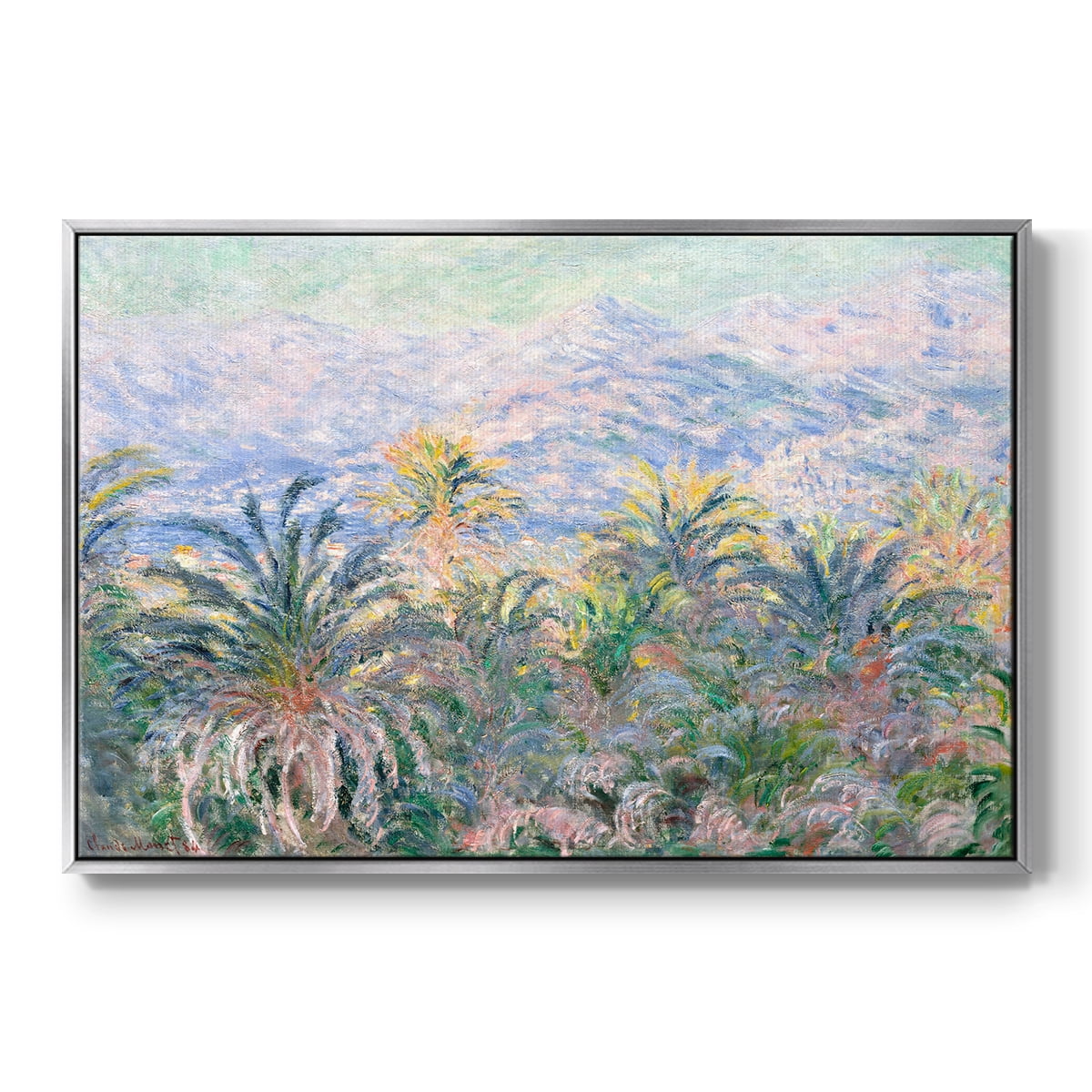 Vintage Landscape-CCXLII By Wexford Home Framed in Silver Wood Gallery Wrapped Canvas 17 in. x 25 in.