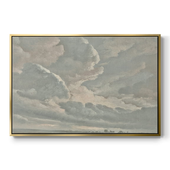 Vintage Landscape-CCXXXVI By Wexford Home Framed in Gold Wood Gallery Wrapped Canvas 17 in. x 25 in.