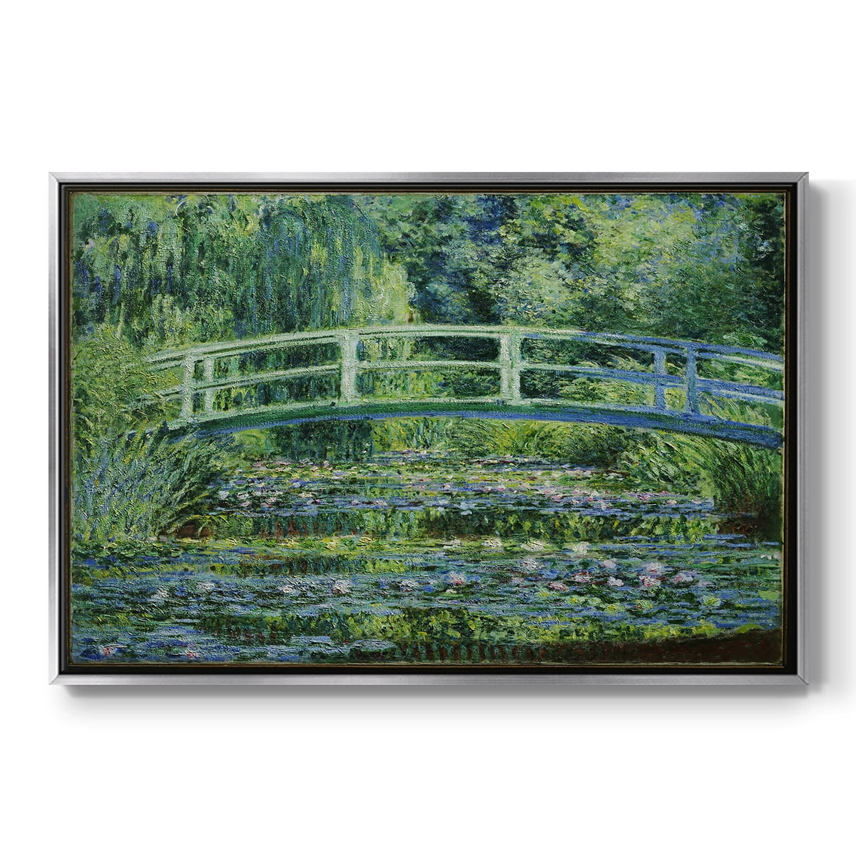 Vintage Landscape-CI By Wexford Home Framed in Silver Wood Gallery Wrapped Canvas 27 in. x 41 in.