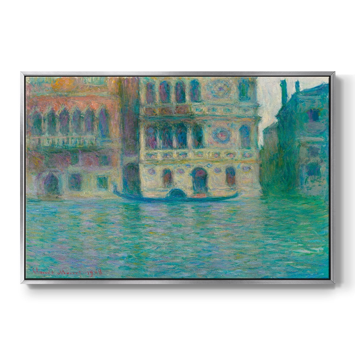 Vintage Landscape-CL By Wexford Home Framed in Silver Wood Gallery Wrapped Canvas 27 in. x 41 in.