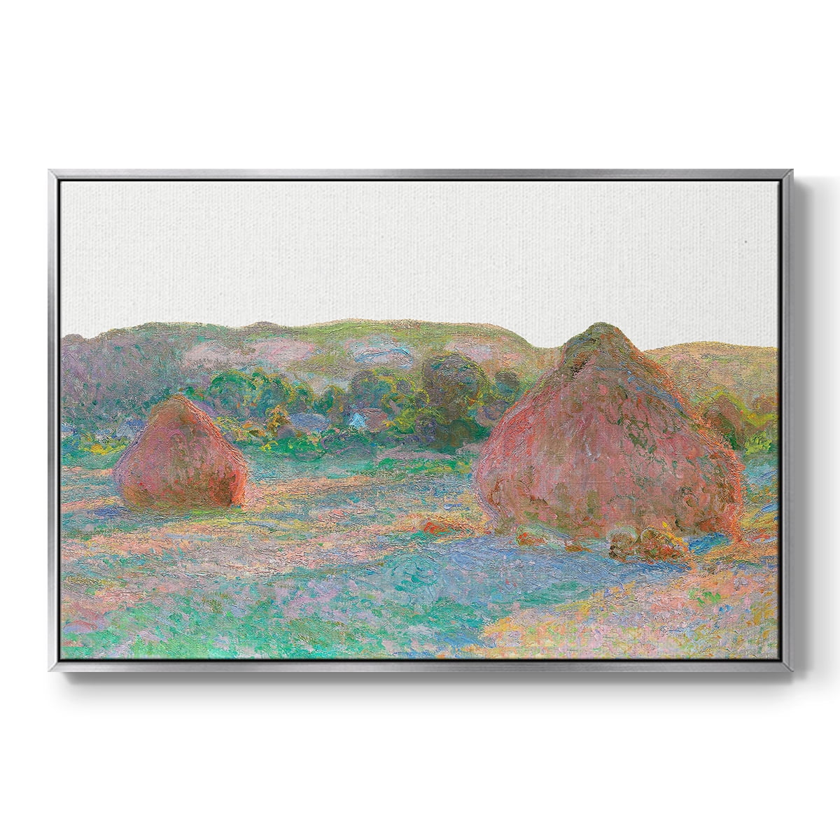 Vintage Landscape-CLIII By Wexford Home Framed in Silver Wood Gallery Wrapped Canvas 17 in. x 25 in.