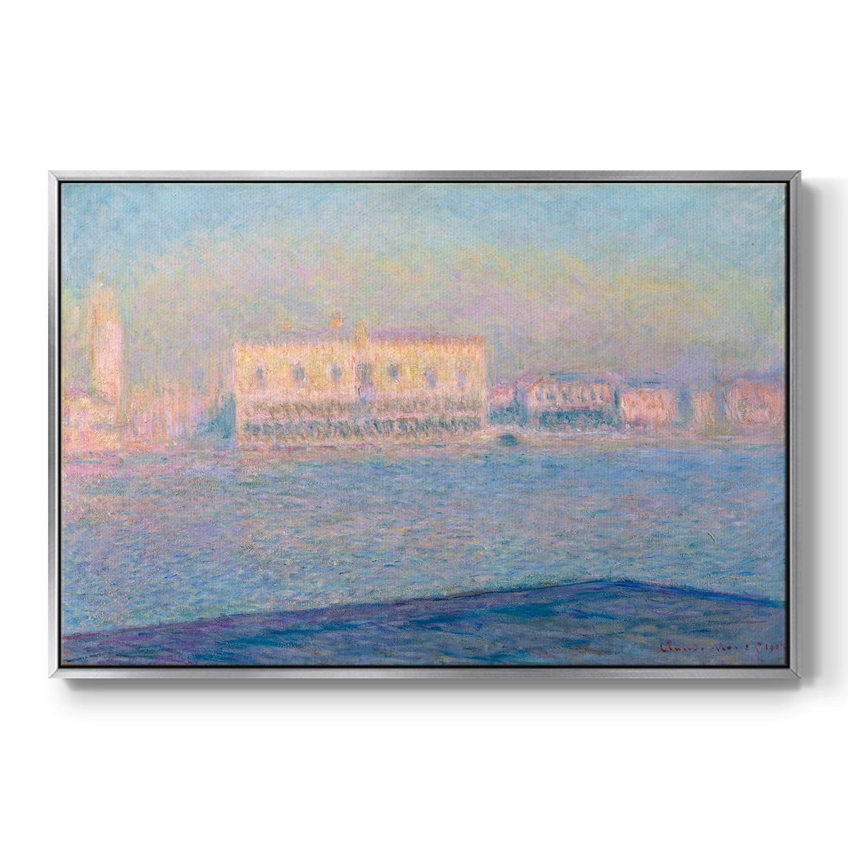 Vintage Landscape-CLVI By Wexford Home Framed in Silver Wood Gallery Wrapped Canvas 17 in. x 25 in.