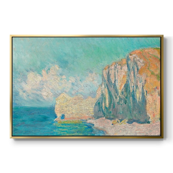 Vintage Landscape-CLVII By Wexford Home Framed in Gold Wood Gallery Wrapped Canvas 17 in. x 25 in.