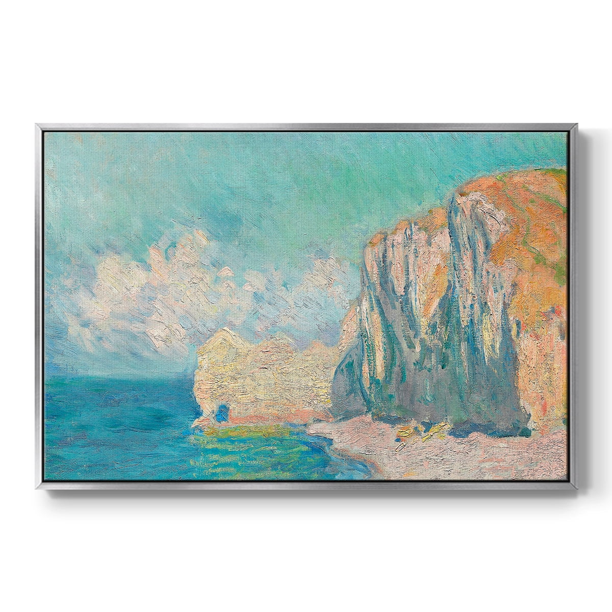 Vintage Landscape-CLVII By Wexford Home Framed in Silver Wood Gallery Wrapped Canvas 27 in. x 41 in.