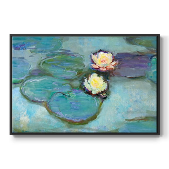 Vintage Landscape-CLVIII By Wexford Home Framed in Black Wood Gallery Wrapped Canvas 17 in. x 25 in.