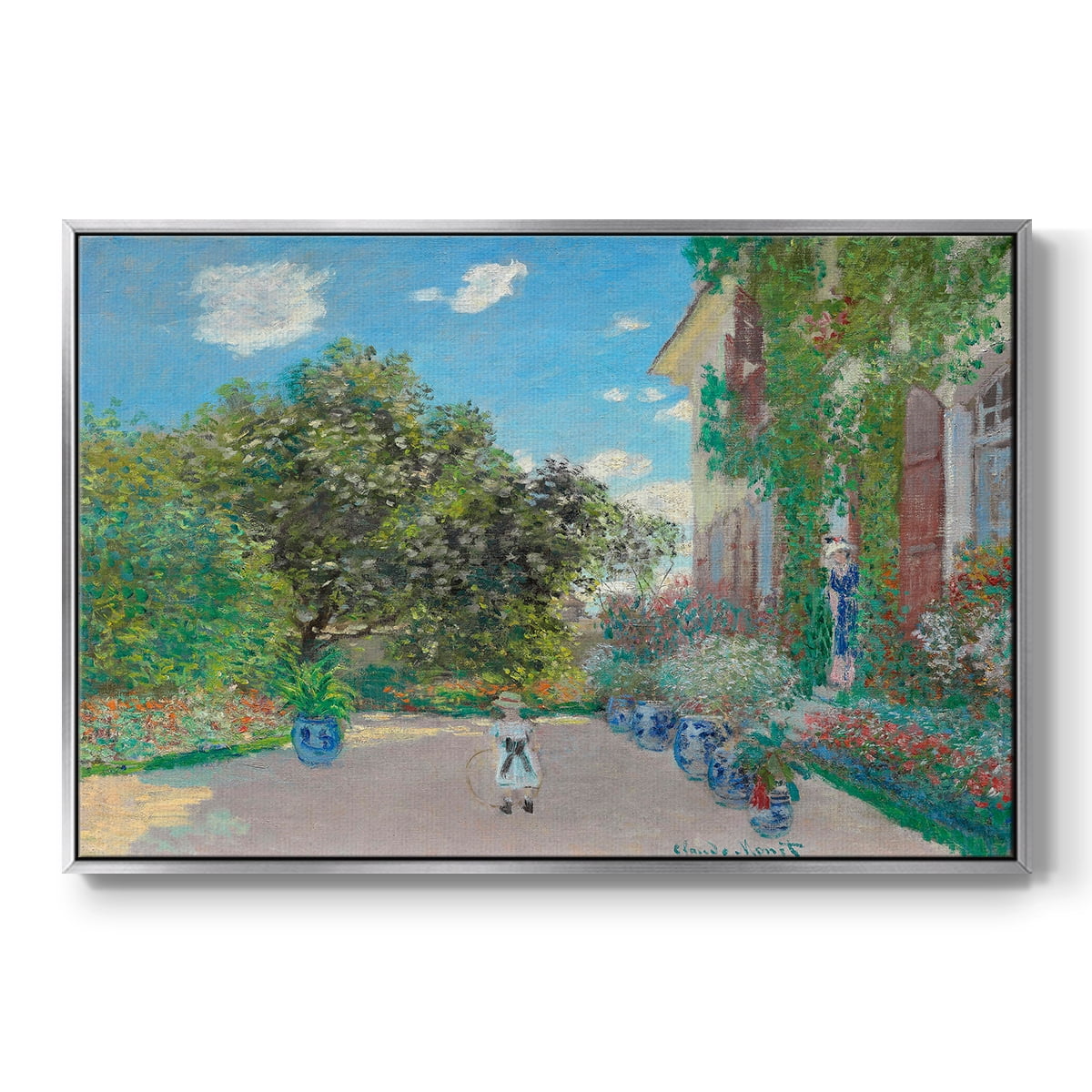 Vintage Landscape-CVI By Wexford Home Framed in Silver Wood Gallery Wrapped Canvas 17 in. x 25 in.
