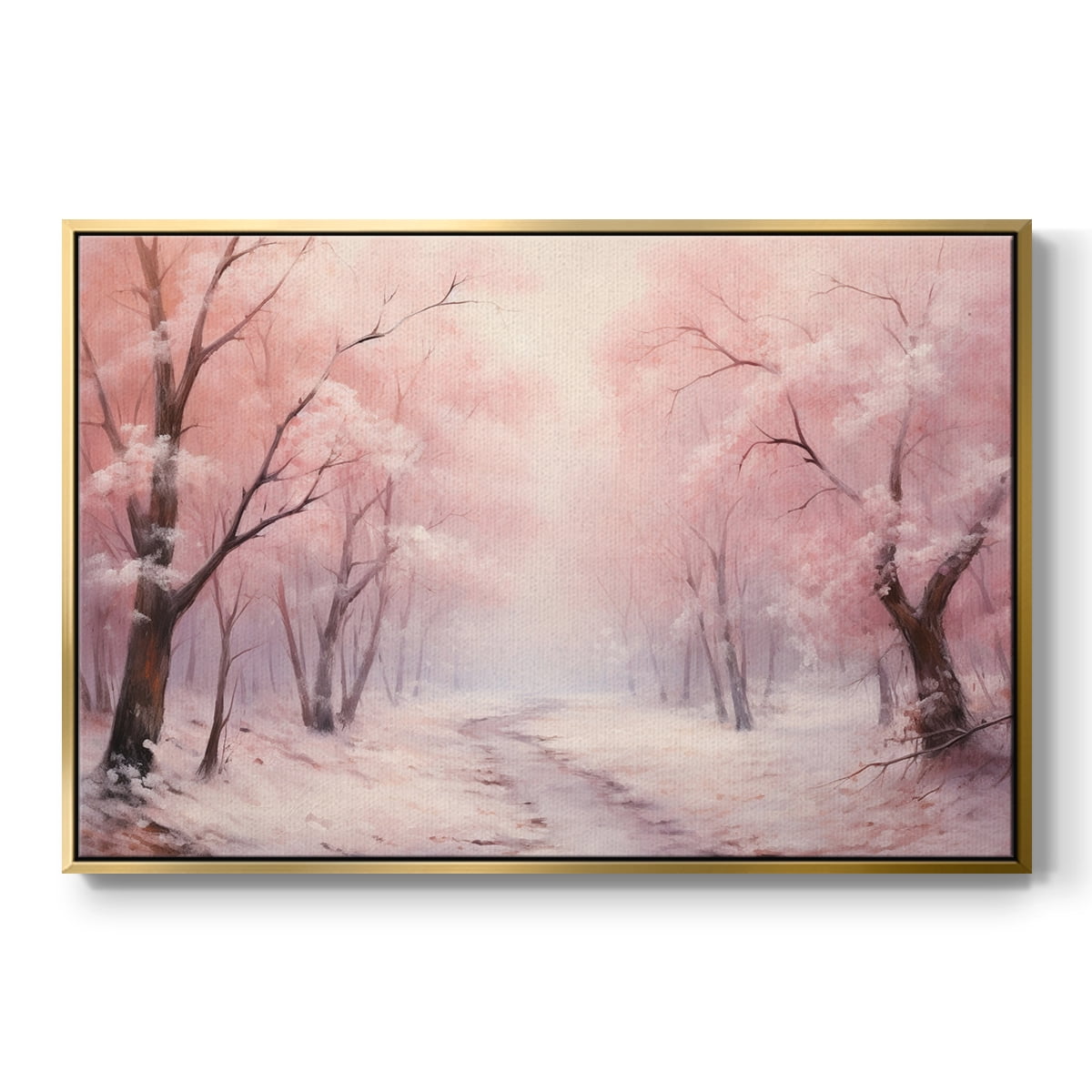 Vintage Landscape-CXCVI By Wexford Home Framed in Gold Wood Gallery Wrapped Canvas 27 in. x 41 in.