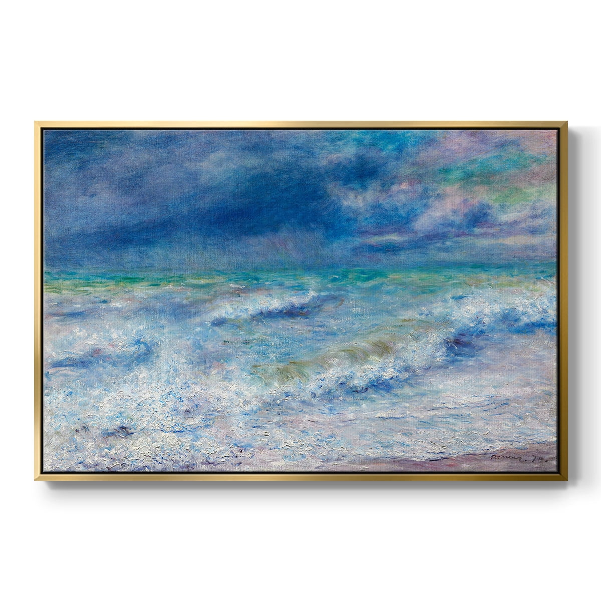 Vintage Landscape-CXIX By Wexford Home Framed in Gold Wood Gallery Wrapped Canvas 17 in. x 25 in.