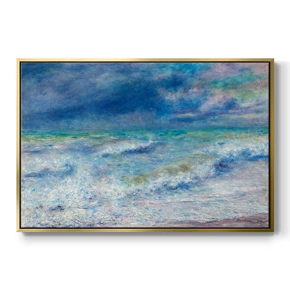Vintage Landscape-CXIX By Wexford Home Framed in Gold Wood Gallery Wrapped Canvas 27 in. x 41 in.