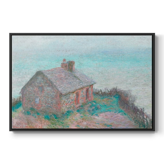Vintage Landscape-CXLIX By Wexford Home Framed in Black Wood Gallery Wrapped Canvas 25 in. x 37 in.