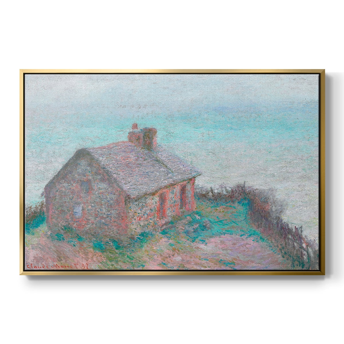Vintage Landscape-CXLIX By Wexford Home Framed in Gold Wood Gallery Wrapped Canvas 27 in. x 41 in.