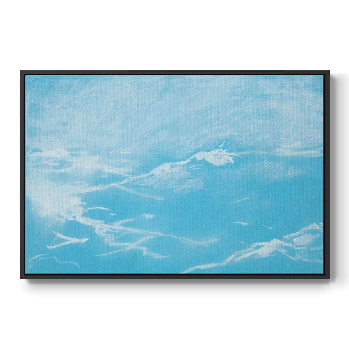 Vintage Landscape-CXLVI By Wexford Home Framed in Black Wood Gallery Wrapped Canvas 25 in. x 37 in.