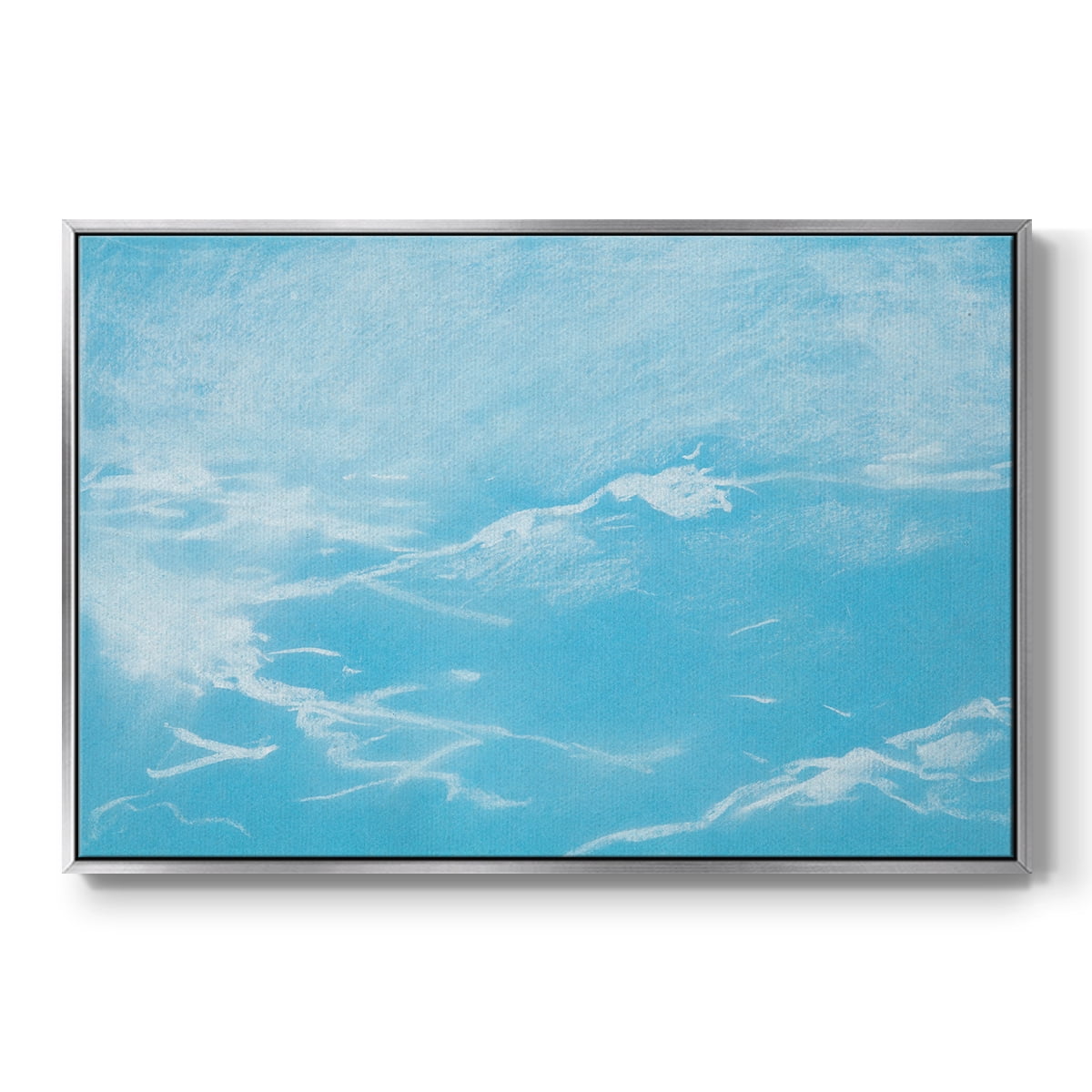 Vintage Landscape-CXLVI By Wexford Home Framed in Silver Wood Gallery Wrapped Canvas 27 in. x 41 in.