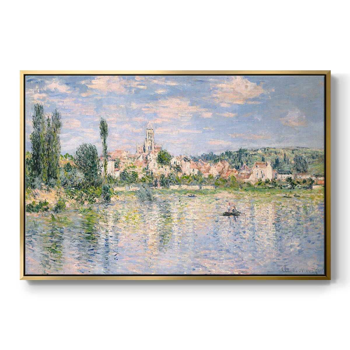 Vintage Landscape-CXXV By Wexford Home Framed in Gold Wood Gallery Wrapped Canvas 17 in. x 25 in.