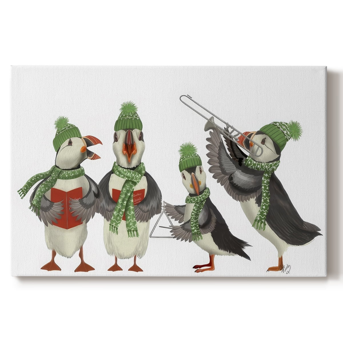 Christmas Holiday Art III- Gallery Wrapped Canvas-XI