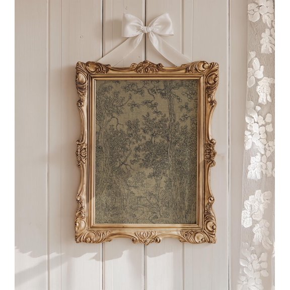 Vintage Landscape Drawing: Antique Farmhouse Wall Art Poster, Unframed Poster Size 8x12
