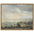 thumbnail image 1 of Vintage Landscape Framed Canvas Wall Art Retro Rustic Village Prints Modern Kitchen Bathroom Office Decor 8x10in Framed, 1 of 5