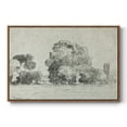 thumbnail image 1 of Vintage Landscape-MXIII By Wexford Home Framed in Walnut Wood Gallery Wrapped Canvas 25 in. x 37 in., 1 of 7