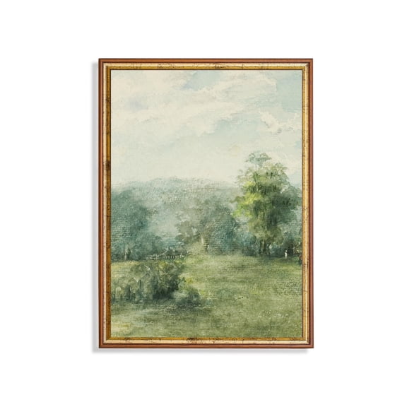 Vintage Landscape Rustic Farmhouse Decor Mailed Poster Home Decor, 12x18 UNFRAMED