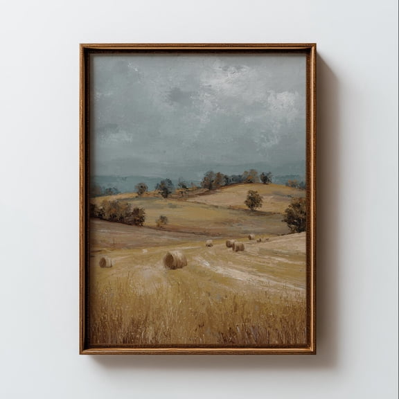 Vintage Landscape Scenic Print, Unframed Paper Poster 8x10in