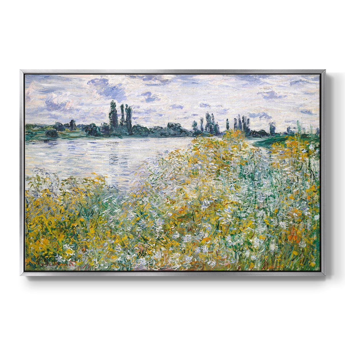 Vintage Landscape-XXVIII By Wexford Home Framed in Silver Wood Gallery Wrapped Canvas 17 in. x 25 in.