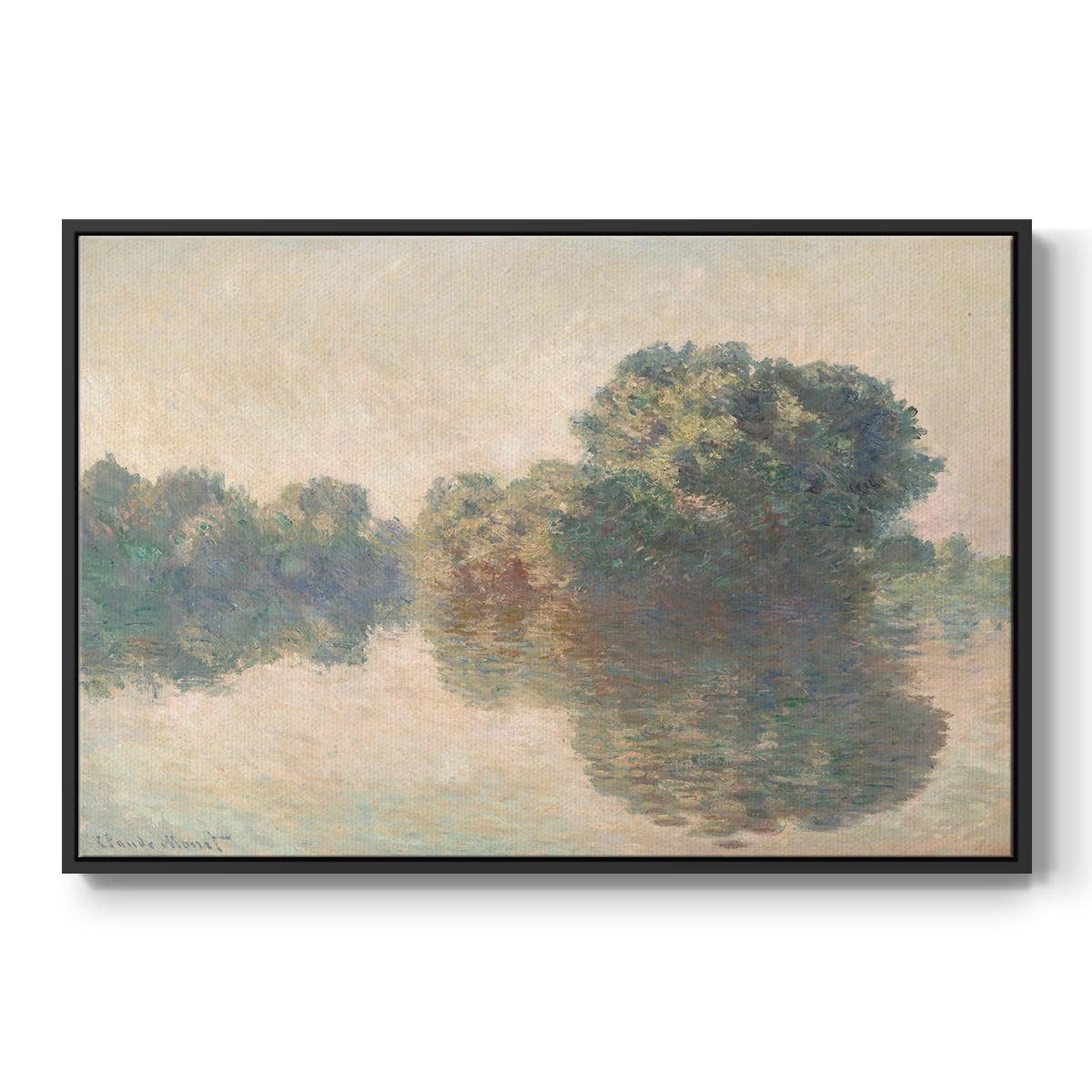 Vintage Landscape-XXXVII By Wexford Home Framed in Black Wood Gallery Wrapped Canvas 25 in. x 37 in.