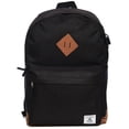 thumbnail image 1 of Vintage Laptop Backpack, Black, 1 of 1
