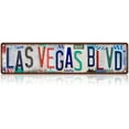 thumbnail image 1 of Vintage Las Vegas Blvd Metal Tin Signs Street Signs Wall Decor 16 x 4 Inches, 1 of 5