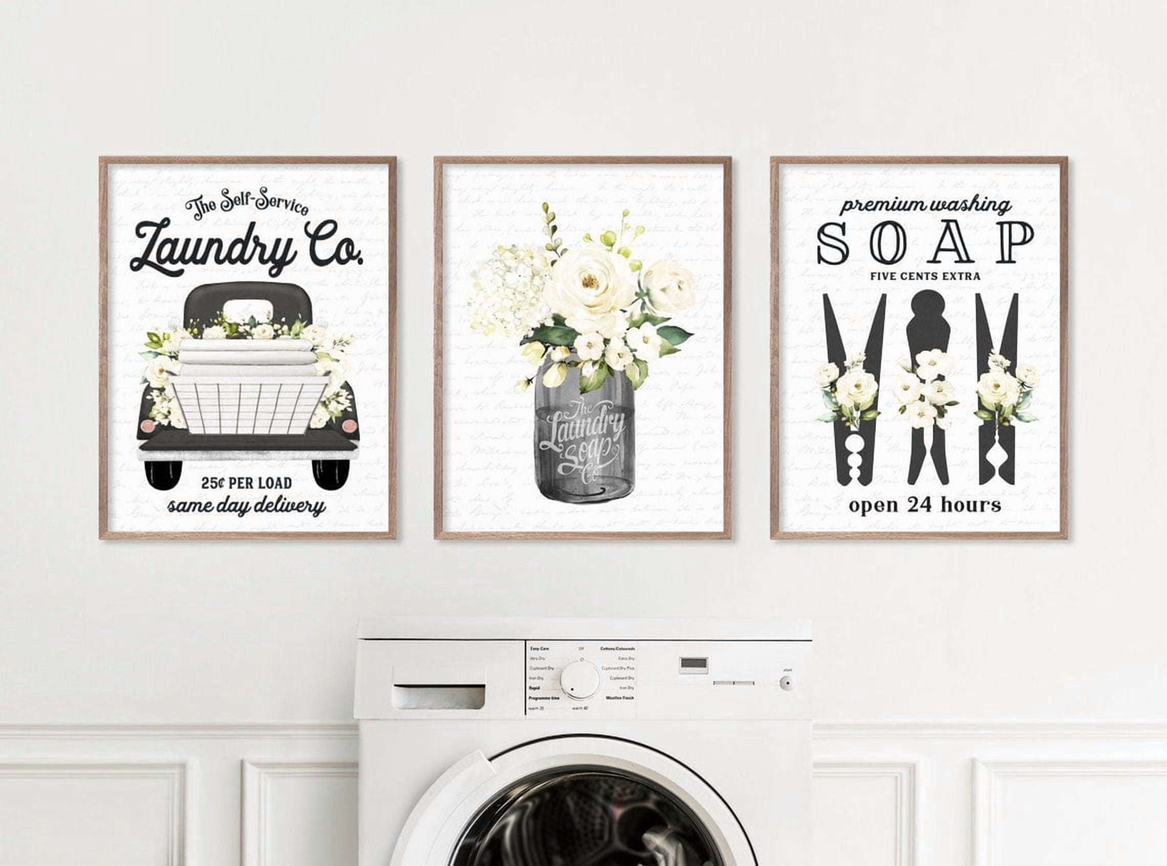 Vintage Laundry Co Truck Clothespin Chic Farmhouse Laundry Room Classic ...