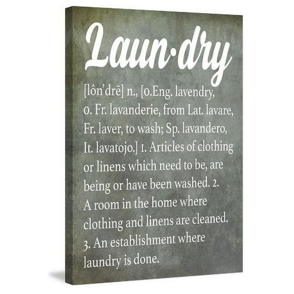 "Vintage Laundry" Painting Print on Wrapped Canvas