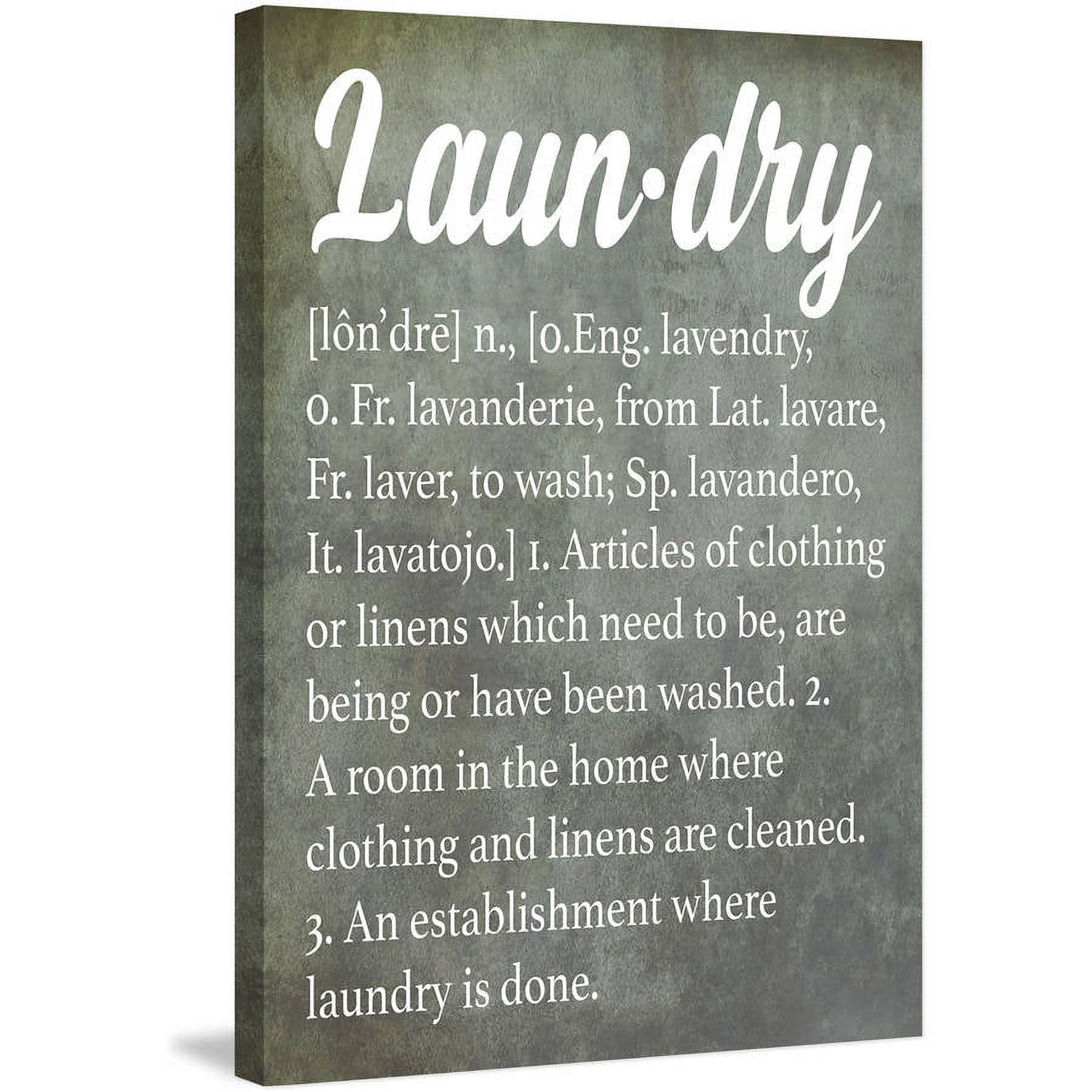 "Vintage Laundry" Painting Print on Wrapped Canvas