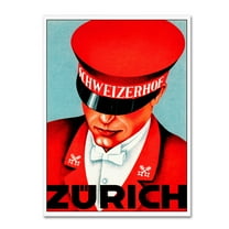 Vintage Lavoie 'Hotel Schweizerhof' Canvas Art