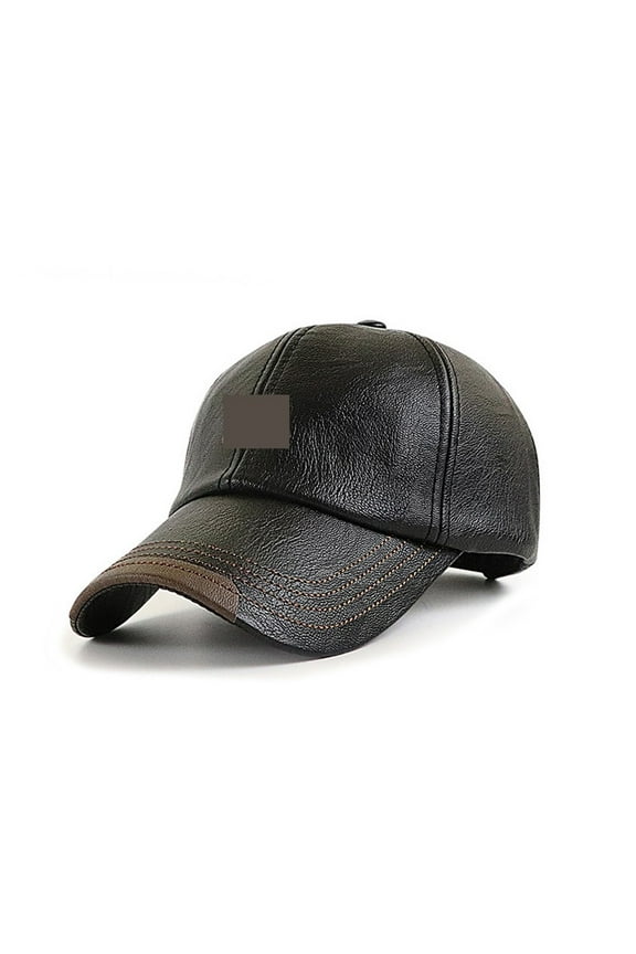 Vintage Leather Baseball Cap Men's Fashion Sports Caps Army Hat Man Baseball Cap British Vintage Cowhide Leather Hats ,Unique Design