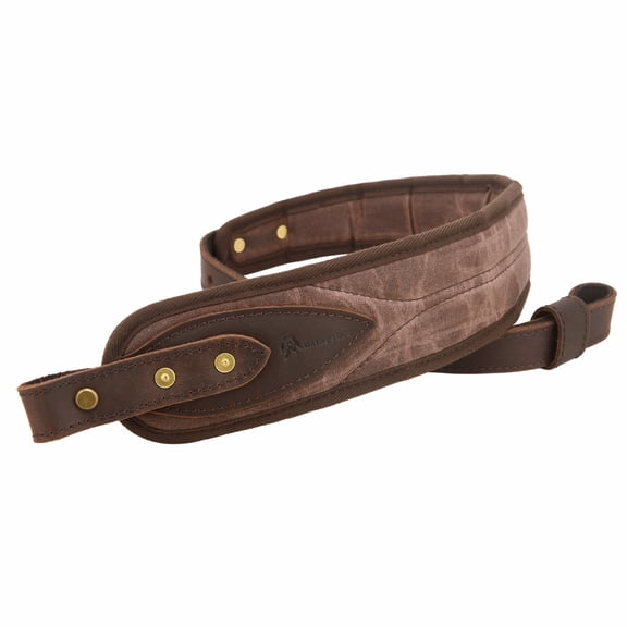 Vintage Leather Canvas Rifle Shotgun Sling Hunting Shooting Padded Hunting Gun Strap Belts