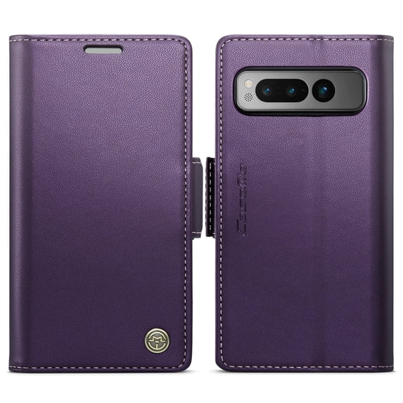 Vintage Leather Case for Google Pixel 8 Pro 6.7" 2023, Vintage Premium PU Leather Flip Folio Stand Shockproof Stand Protective Cards Business Type Phone Case Cover for Google Pixel 8 Pro