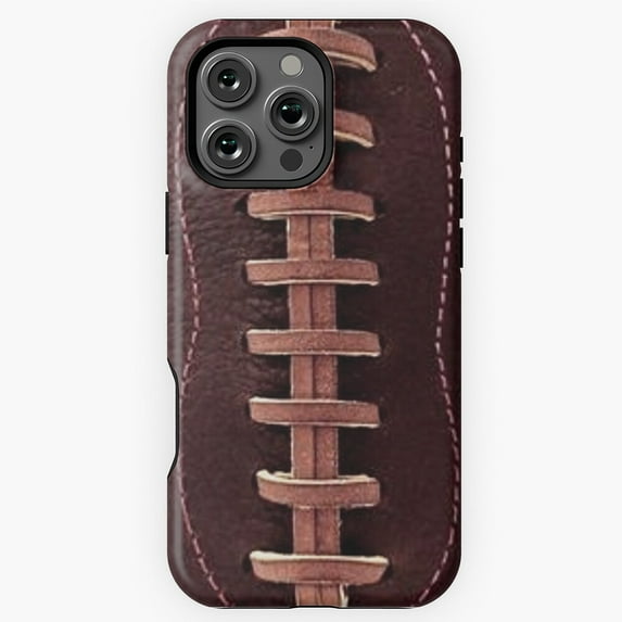 Vintage Leather Football Sport Art Phone Case for iPhone 16 15 14 13 12 11 Pro Max
