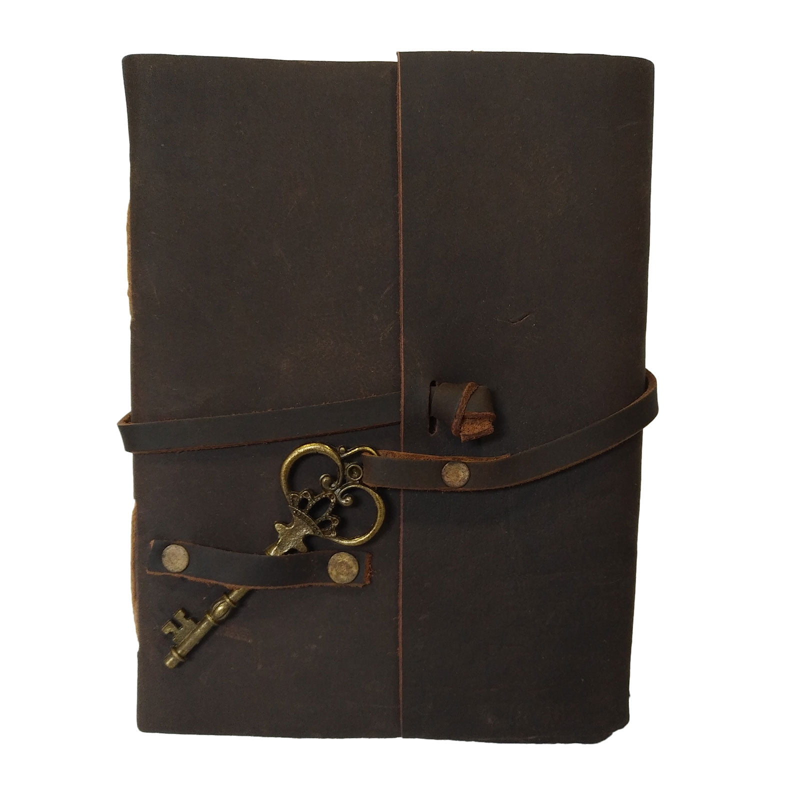 Vintage Leather Journal Antique Handmade Leather Bound journal for Men Women Diary Leather Sketchbook Drawing Journal Brown Notebook