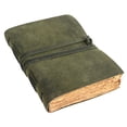 thumbnail image 1 of Vintage Leather Journal for women and men 8 x 6 inch Antique Handmade Deckle Edge Vintage Paper Leather Sketchbook - Book of Shadows Journal, 1 of 6