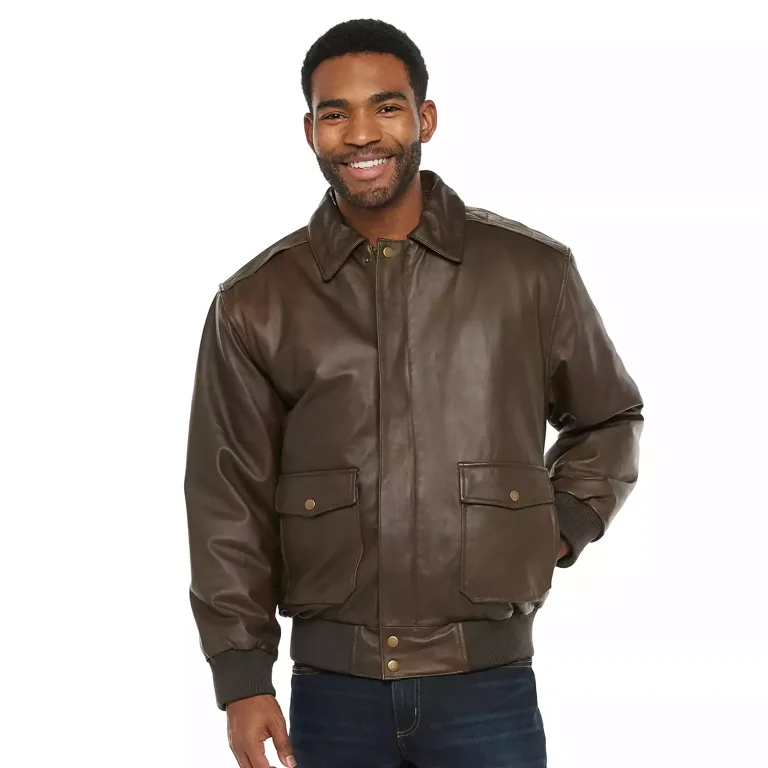 Pilot jacket leather mens shop