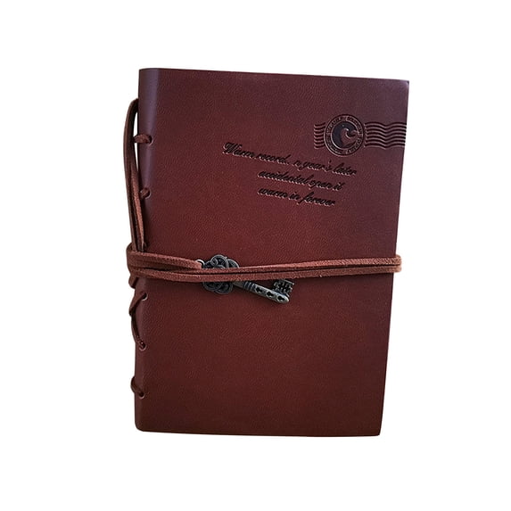 Vintage Leather Notebook with 160 Pages for Journaling, Travel Notes & Personal Writing
