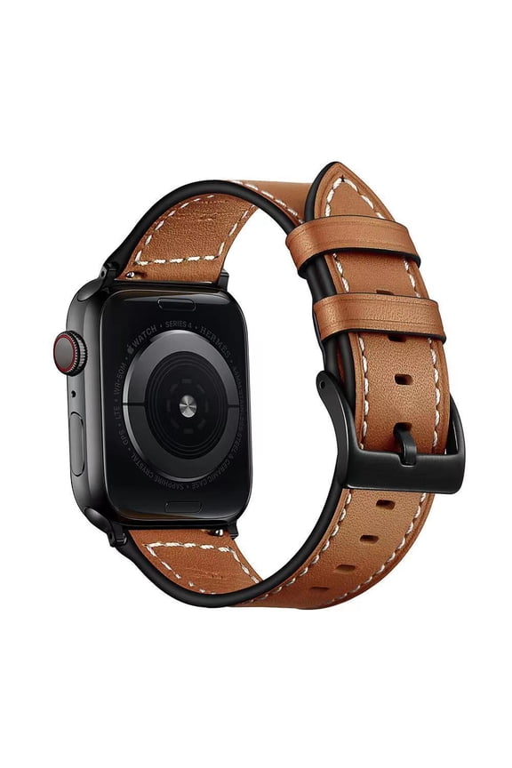 Vintage Leather Strap for Apple Watch 42mm(Series 11/10 earlier models)/41mm/40mm/38mm, Unisex Apple Watch Band Leather