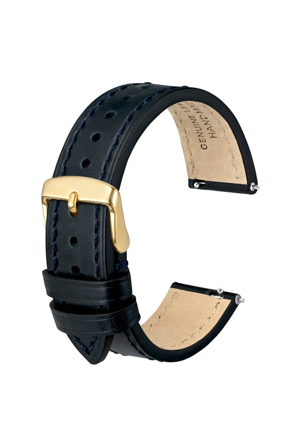 Vintage Leather Watch Band,20mm Quick Release Replacement Calf Skin Watch Strap for Men and Women,Stainless Steel Buckle