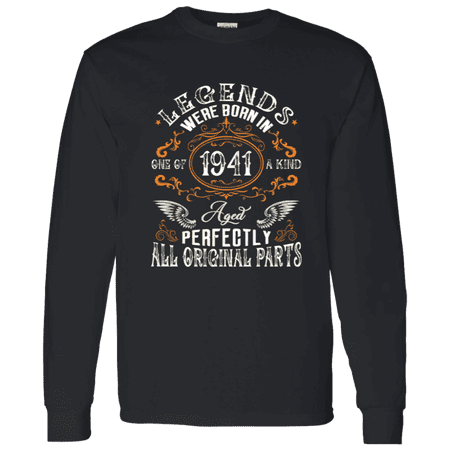 Vintage Legend Were Born In 1941 84 Years 84Nd Birthday Decorations Men Women Long Sleeve Shirt