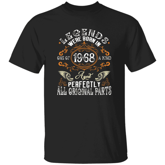 Vintage Legend Were Born In 1968 57 Years Old 57Th Birthday Decorations Men Women T-Shirt