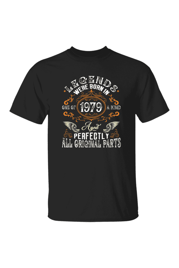 Vintage Legend Were Born In 1979 46 Years Old 46Th Birthday Decorations Men Women T-Shirt