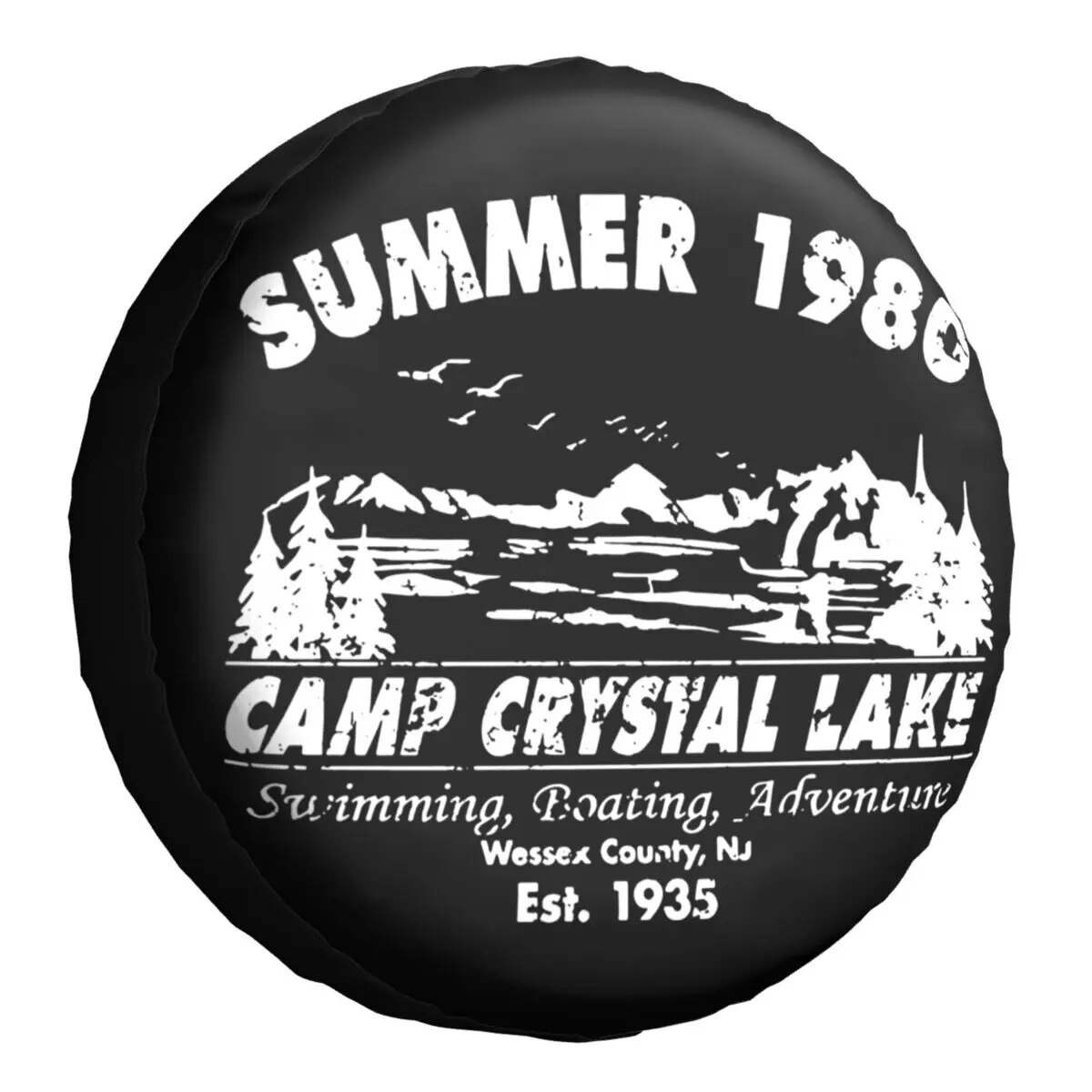 Vintage Legends Are Born In 1980 Spare Wheel Cover for Mitsubishi
