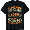 thumbnail image 1 of Vintage Legends Born In 2000 24 Years Old T-Shirt mens t shirt，black，women，funny，misfits，men，journey, 1 of 4