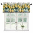 thumbnail image 1 of Vintage Lemon Kitchen Valances for Windows 42x12 Inch Kitchen Curtains Valances Rod Pocket Tropical Summer Wooden Bathroom Window Valances for Window Treatment Decor, 1 of 6