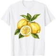 thumbnail image 1 of Vintage Lemon T-Shirt?LemonsCo.Men's and women's pure cotton short-sleeved shirts, 1 of 7
